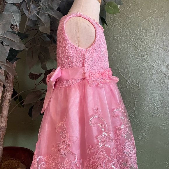 1-2t, pink party dress, keaiyouhuo - Picture 2 of 9